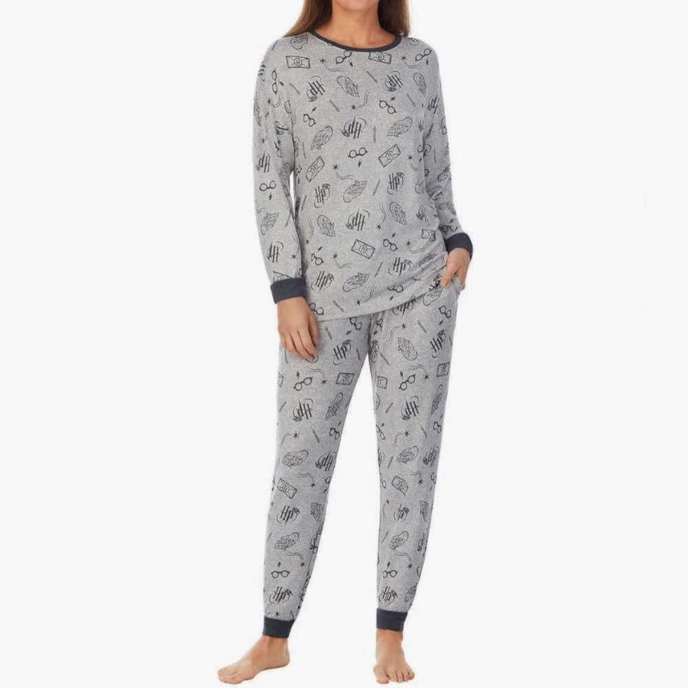 Wizarding World Harry Potter Women's Cozy 2-Piece Pajama Set size XL